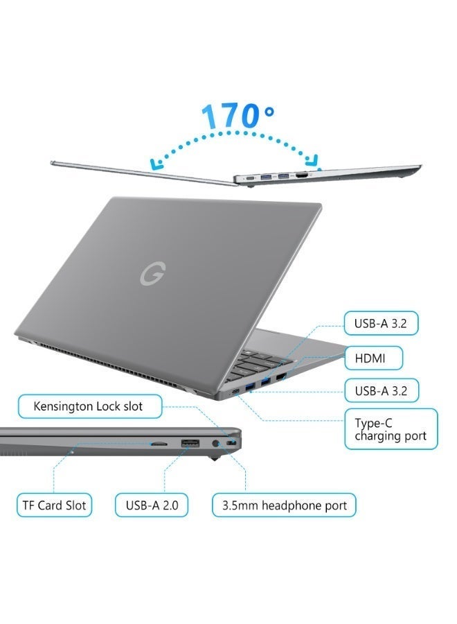 جي تاب لابتوب G-Tab GT15 – شاشة FHD مقاس 15.6 بوصة، معالج Intel Pentium Gold، ذاكرة وصول عشوائي 8 جيجابايت، قرص صلب SSD بسعة 256 جيجابايت، نظام التشغيل Windows 11 english_arabic None - Image 4